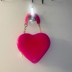 Pink heart bag